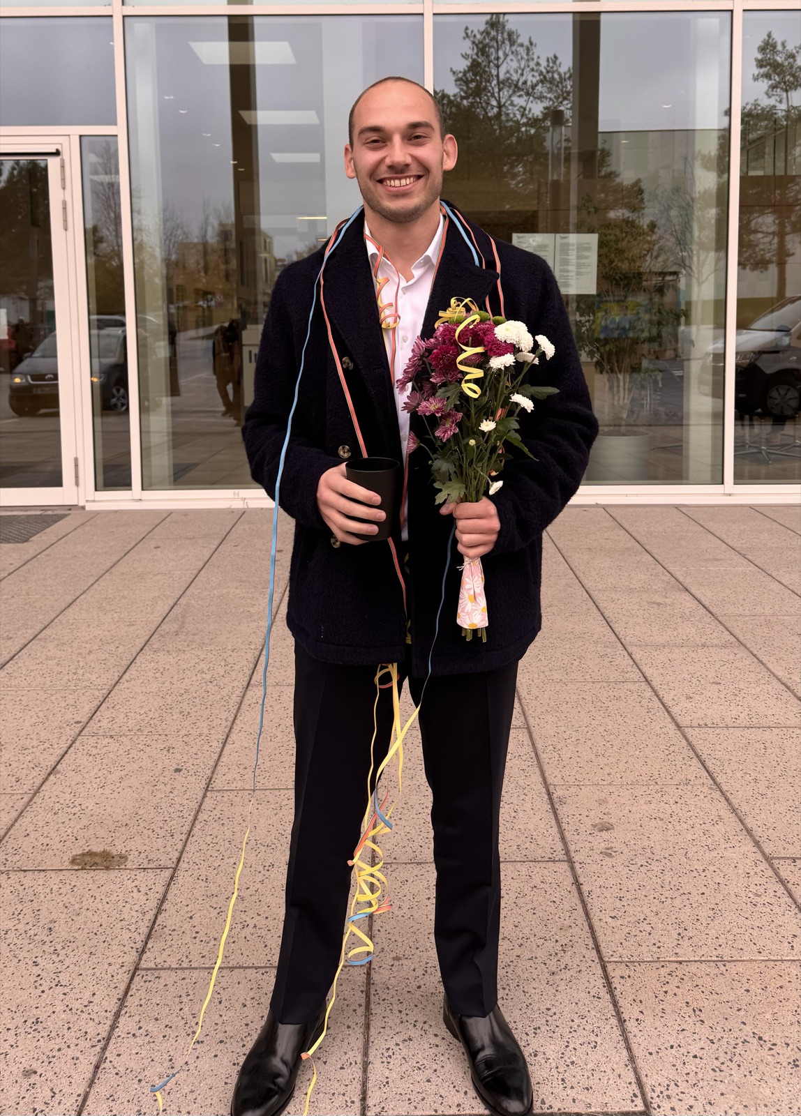 Dr. med. Moritz Klaus nach der Approbation