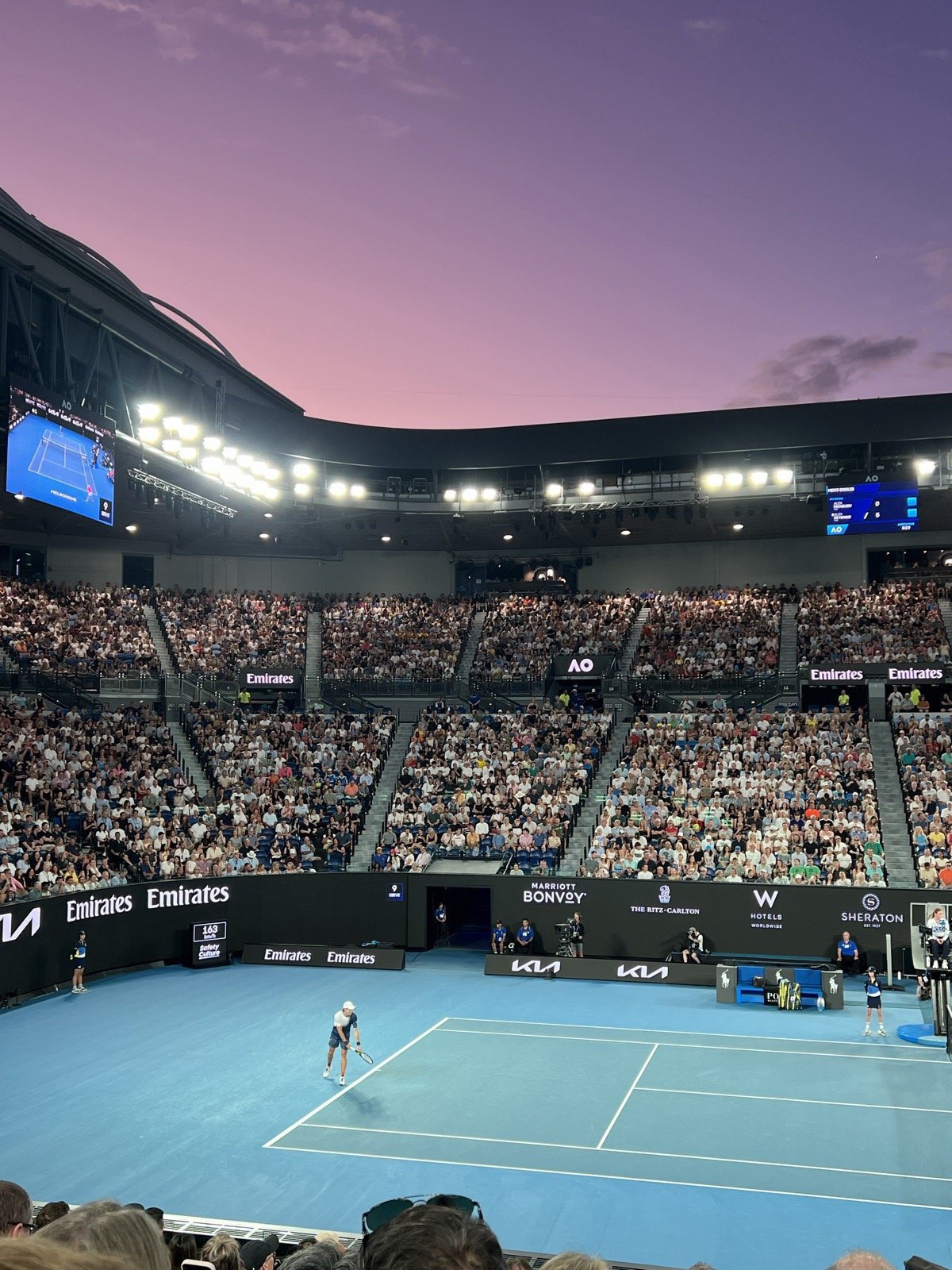 Moritz Klaus bei den Australian Open